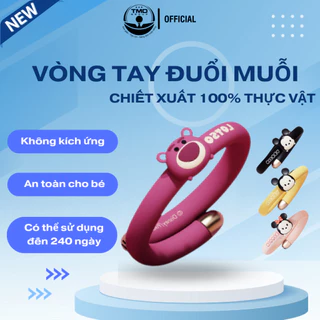 Vòng tay đuổi muỗi TMD chiết xuất 100% tự nhiên chống côn trùng, an toàn cho mẹ và bé - Chất liệu bằng Silicon