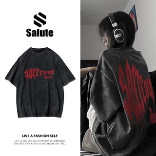 Salute Áo thun wash cotton unisex local brand chính hãng áo phông form rộng nam nữ ngầu Y0685