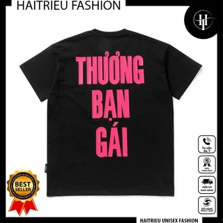 Áo Thun In Chữ Thương Bạn Gái Local Brand Unisex Nam Nữ