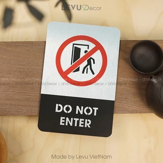 Bảng do not enter, biển báo không phận sự miễn vào dán cửa phòng ALB-BG30