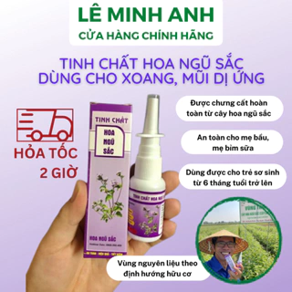 Tinh Chất Hoa Ngũ Sắc Lê Minh Anh Giảm Tình Trạng Xoang Mũi Dị Ứng 10ml