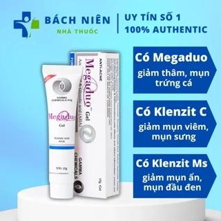 Gel giảm mụn Megaduo AHA gel giảm mụn trứng cá, gel giảm mụn ẩn, gel giảm mụn viêm