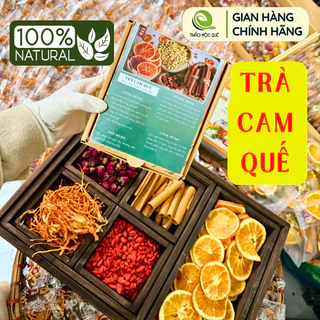 Trà thảo mộc cam quế thanh lọc cơ thể,giải độc,tinh thần thoải mái, tăng đề kháng, mát gan.