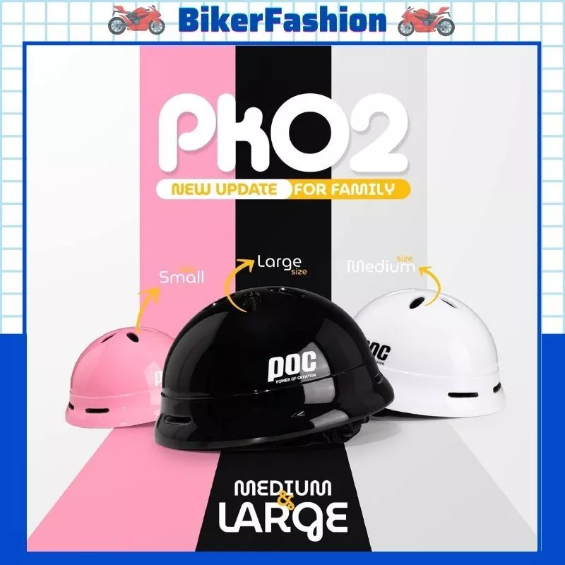 Mũ Nón Bảo Hiểm POC PK02 Chính Hãng Fullbox Phong Cách Thể Thao Nhiều Màu
