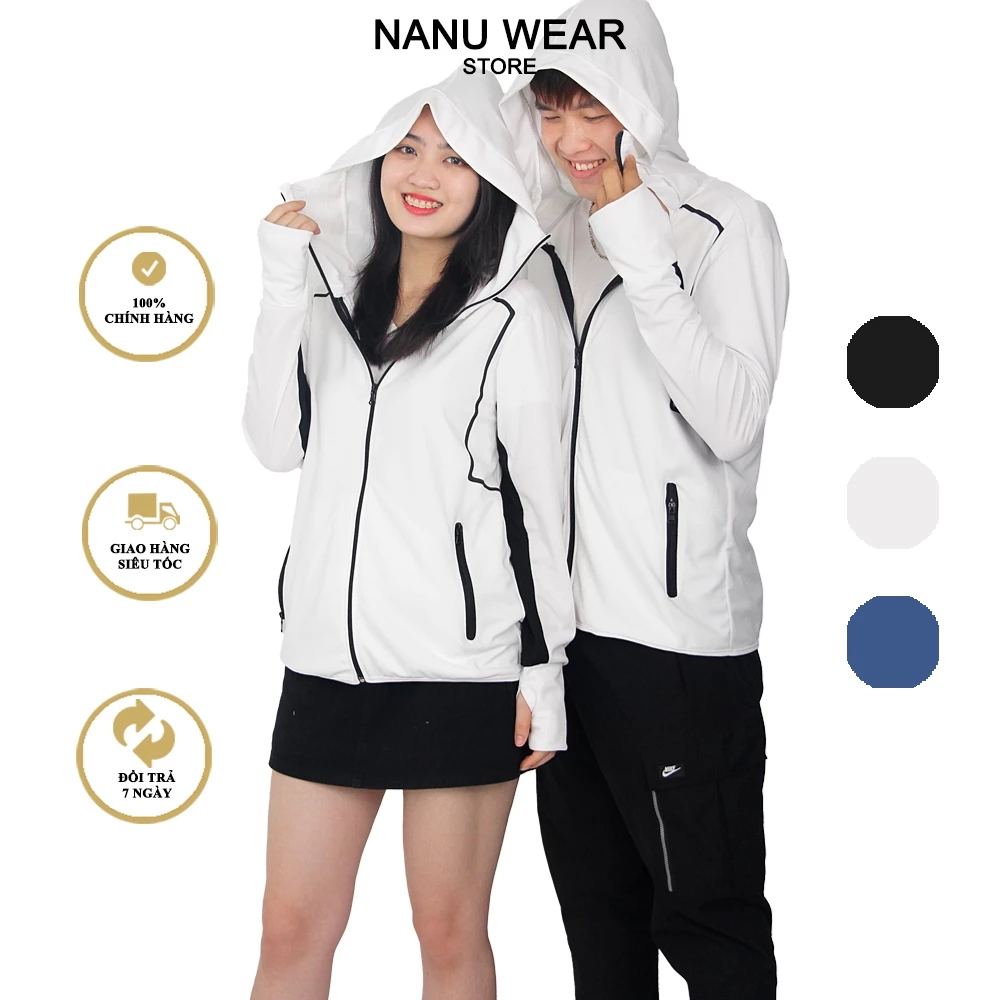 Áo chống nắng thun lạnh nam - nữ NANU WEAR [ Chống nắng, chống tia UV, chống bụi]