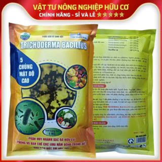 TRICHODERMA BASILLUS Cao Cấp Phân Hủy Hữu Cơ, Ngừa Nấm Bệnh - Gói 1KG