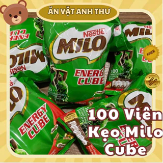 Gói 100 Viên Kẹo Milo Cube, Set 100 Viên Kẹo Milo , Kẹo Milo Socola, Đồ Ăn Vặt Hot (275g)