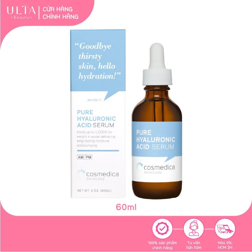 Tinh Chất Dưỡng Ẩm Cosmedica Pure Hyaluronic Acid Serum (60ml)