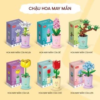 Mô hình đồ chơi lắp ráp gấu mini bearbrick 10-12cm