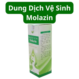 Dung Dịch Vệ Sinh Phụ Nữ Molazin Giúp Khử Mùi, Giảm Ngứa An Toàn Cho Cả Mẹ Bầu 120ml