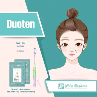 Chỉ thẩm mỹ chỉ Duo ten White làm đầy xoá nhăn rãnh mũi má 1 gói 6 sợi