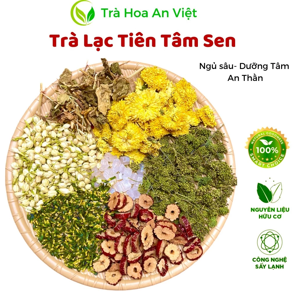 Trà Lạc Tiên Tâm Sen An Việt Dưỡng Tâm An Giấc, Vui Khỏe Mỗi Ngày