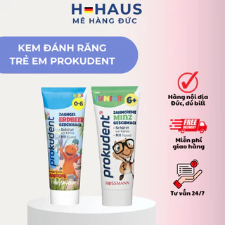 Kem đánh răng trẻ em Prokudent hàng nội địa Đức 75ml