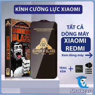 Kính cường lực Xiaomi Redmi 13c 12c note 7 7S 8 8S 9 9S 10 10S 11 11S 11T 12 pro Plus pro+ 4G 5G 12 9a 9c 10c 9t