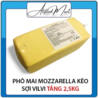 Phô mai Mozzarella Vilvi tảng 2,5kg