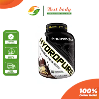 Nutrabolics Hydropure Hydrolyzed Whey Protein 4.5 Lbs Sữa Dinh Dưỡng Tăng Cơ