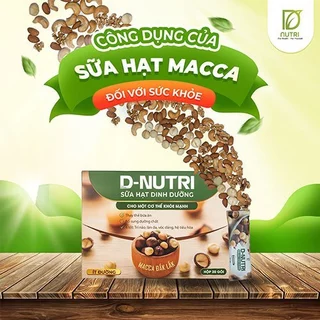 SỮA HẠT DINH DƯỠNG D NUTRI và Viên Uống Rau Củ D-Detox