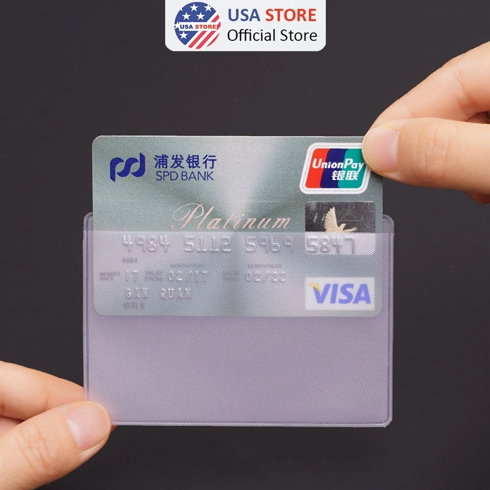 Set 10 Vỏ Bọc Thẻ Atm, Bao Túi Đựng Thẻ Sinh Viên, Nhân Viên, Học Sinh, Name Card, Card Visit, CMND, Căn Cước Công Dân