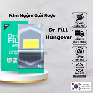 Hộp 10 Film Ngậm Giải Rượ.u Dr. FiLL Hangover - Film Ngậm Bổ Sung Vitamin C và Các Khoáng Chất Cho Cơ Thể HH00276