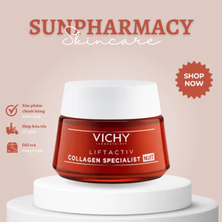 Kem dưỡng ngăn ngừa lão hóa, làm săn chắc da Vichy Liftactiv Collagen Specialist 50ml