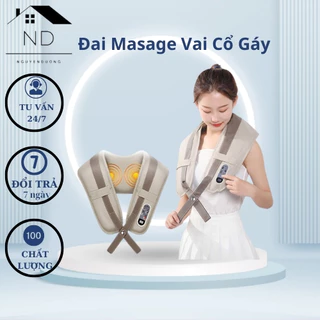 Đai Massage Cổ Vai Gáy Giảm Mệt Mỏi Căng Thẳng An Toàn Sử Dụng Tại Nhà ( ND NguyenDuong Store )