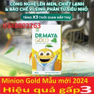 [CẮT] MINION GOLD TINH DẦU HÚNG CHANH LÊN MEN 30ml [date 2026]