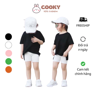 Quần Legging đùi bé gái dáng ôm cực xinh, chất vải Zip mềm mịn thoáng mát, thấm hút mồ hôi HOBI KIDS