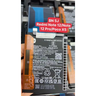 Pin Xiaomi Redmi Note 12/Note 12 Pro/Poco X5 (BN 5J) zin hãng