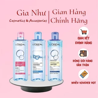 Nước Tẩy trang Loreal Paris Micellar Water không cồn