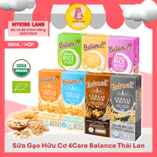 [DATE T3.2025] Snack - Bánh Gạo Hữu Cơ - Sữa Gạo Hữu Cơ 4Care Balance Thái Lan Cho Bé