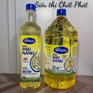 Dầu Simply Đậu Nành 2L / 1L