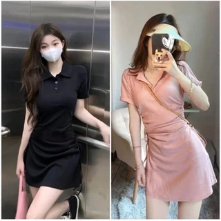 Đầm polo Nữ rút eo - Đầm body Quyến rũ Mẫu siêu hot k54