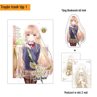 Manga] Thiên Sứ Nhà Bên - Tập 1 - Tặng Kèm Thẻ HS +  Bookmark Bế Hình + Postcard In Nhũ 2 Mặt