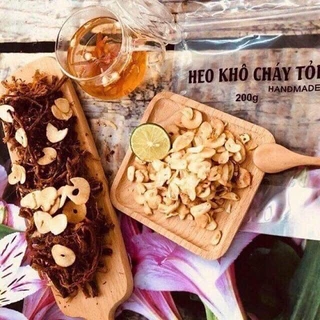 500Gr Heo khô cháy tỏi loại 1 (loại có giấy chứng nhận VSATTP) | Ăn vặt bé Cam - Thế Giới Đồ Ăn Vặt - Đồ Ăn Vặt Hà Nội