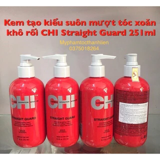 Kem tạo nếp CHI Straight Guard Smoothing Styling Cream 251g-(New)