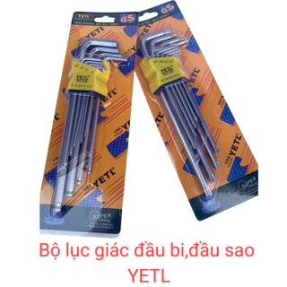 Bộ lục giác đầu bi, đầu bông 9 món Yeti đa năng USA