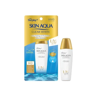 Kem Chống Nắng Sunplay Nắp Đồng Kiềm Dầu, Dưỡng Da Trắng Mịn - Sunplay Skin Aqua Clear White SPF50