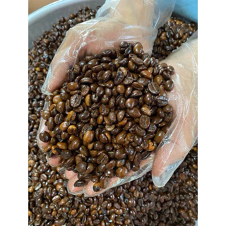 [GIÁ SỈ] 1KG Cà Phê Rang Xoay Nguyên Hạt Robusta, có Bơ