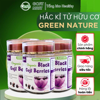 Hắc Kỷ Tử Hữu Cơ Hoang Dã GREEN NATURE Kỉ Tử Đen Organic Black Goji Berries 50g