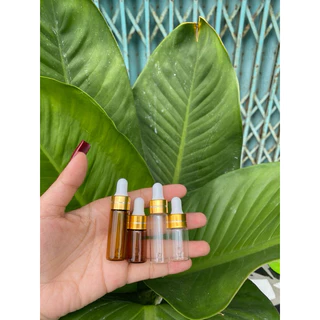 Lọ chiết serum 3ml/5ml đựng tinh dầu,thủy tinh mỏng,chiết Mỹ phẩm