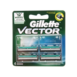 Lưỡi dao cạo râu Gillette vector vỉ 4 cái