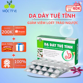 1 HỘP DẠ DÀY TUỆ TĨNH – Hỗ trợ giảm viêm loét dạ dày, tá tràng, giảm đau thượng vị -30 viên chính hãng 100%