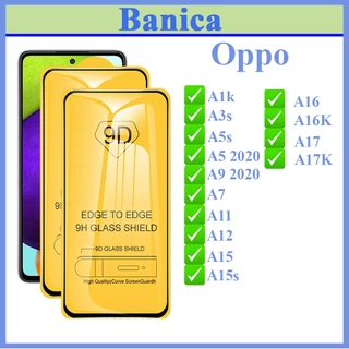 Kính Cường lực 9D OPPO A1k/A3s/A5s/A5 2020/A9 2020/A7/A11/A12/A15/A15s/A16/A16k/A17/A17K ( Tặng bộ giấy lau)