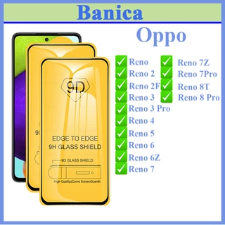 Kính Cường Lực 9D Oppo Reno/ 2/ 2F/3/ 3 Pro/ 4/ 4 Pro/ 5 5G/6 5G/74G/7Pro/8/8T/8Pro Full Màn Hình (Tặng Bộ giấy lau 1/2)