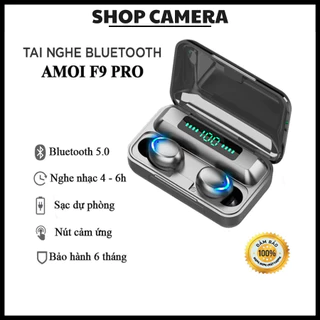 Tai nghe bluetooth F9 Pro Bluetooth 5.2 âm thanh sống động kiêm sạc dự phòng tiện lợi