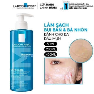 Sữa Rửa Mặt Dạng Gel Cho Da Dầu Mụn La Roche-Posay Effaclar Purifying Foaming Gel For Oily Sensitive Skin 400ml