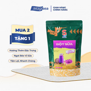 Bột Sữa Hương Khoai Môn Sumi 1KG (Bột pha chế trà sữa, làm bánh, thơm ngon, chuẩn vi, tiết kiệm)