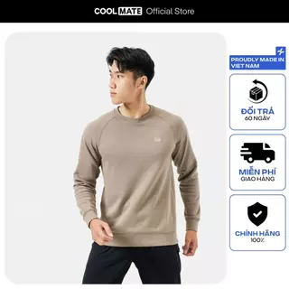 Áo dài tay thu đông Sweatshirt thể thao Active chống nhăn, giữ ấm tốt hạn chế xù lông - Thương hiệu Coolmate