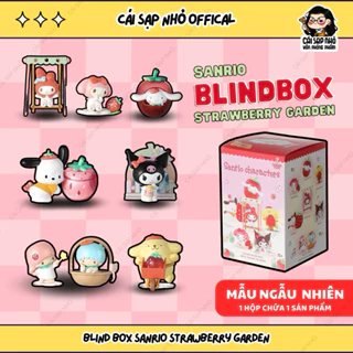 Blind Box Nhân Vật Sanrio Phiên Bản Khu Vườn Dâu Tây Chính Hãng - 1 Hộp Đựng 1 Con Ngẫu Nhiên