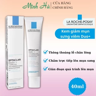 Kem giảm mụn La Roche Posay Effaclar DUO+ 40ml (remo)